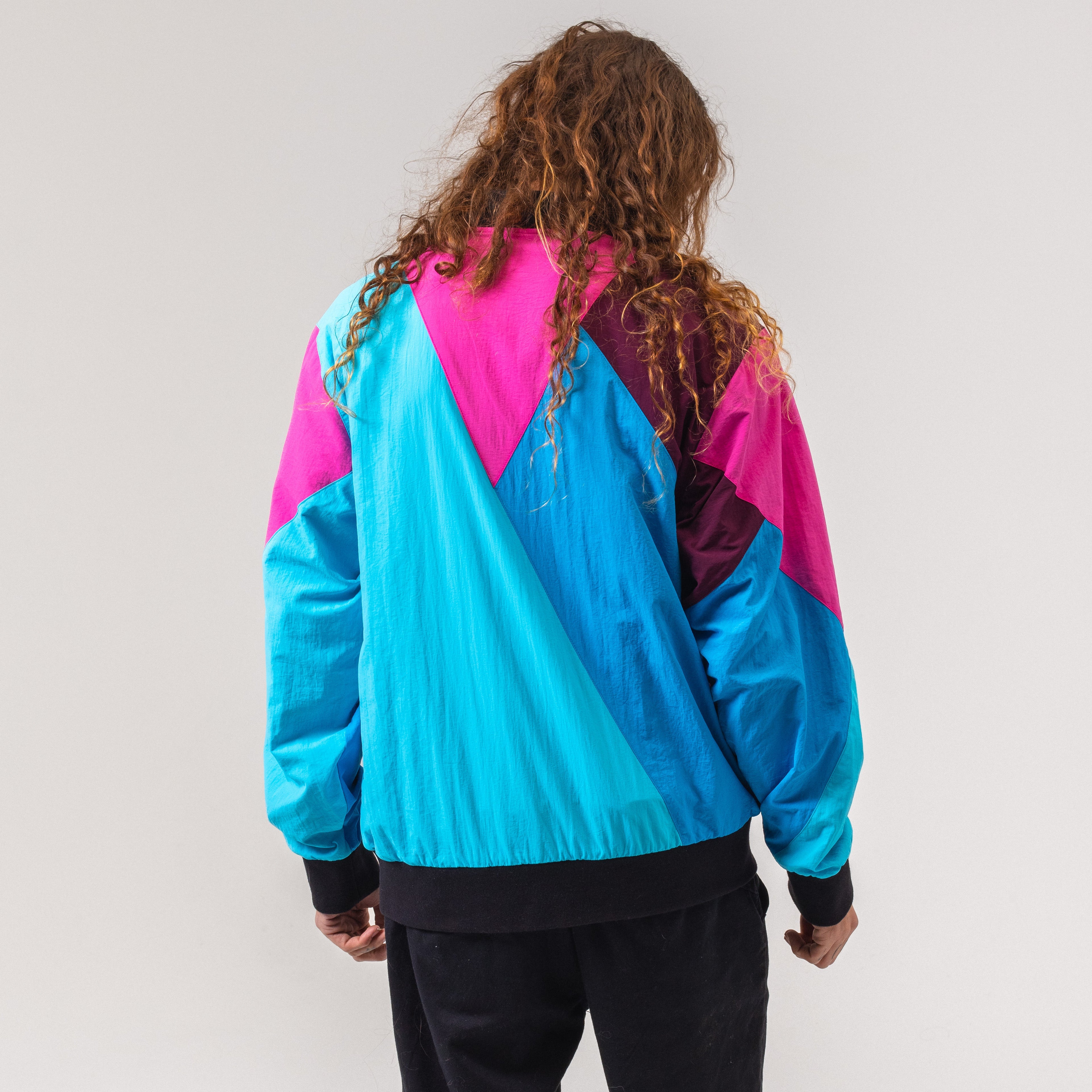 J2 RETRO COLOR-BLOCK WINDBREAKER